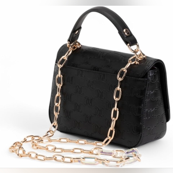 Juicy Couture Black Crossbody Bag with Gold Chain - Picture 2 of 4